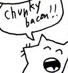 Chunky bacon