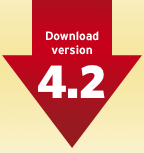 Graphic showing a down arrow with the number of the latest stable version of Rails